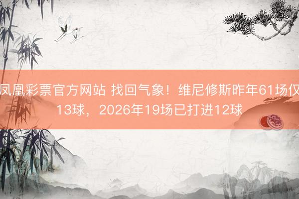 凤凰彩票官方网站 找回气象！维尼修斯昨年61场仅13球，2026年19场已打进12球